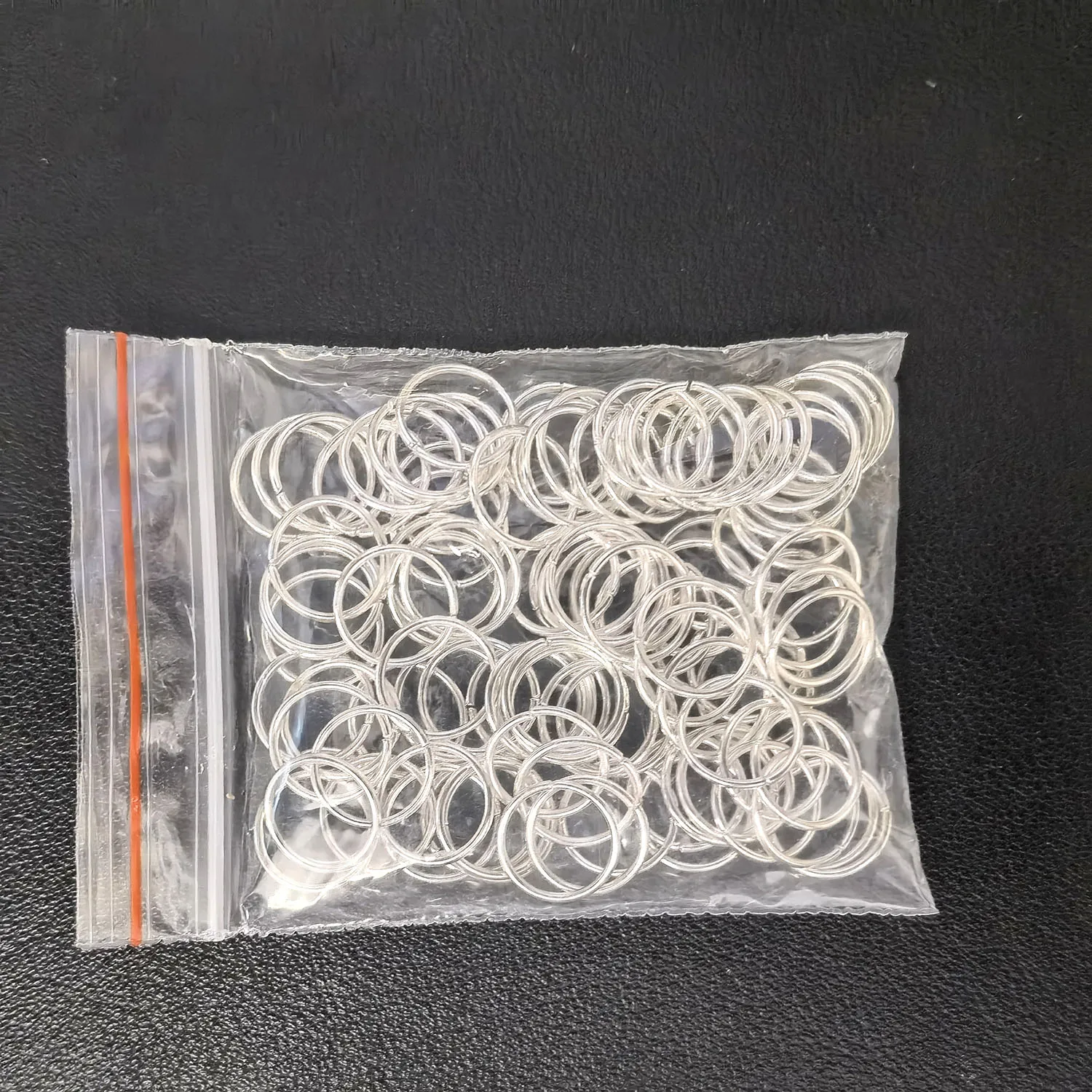 Elegant 12mm Multicolor Hair Rings - Pack of 100