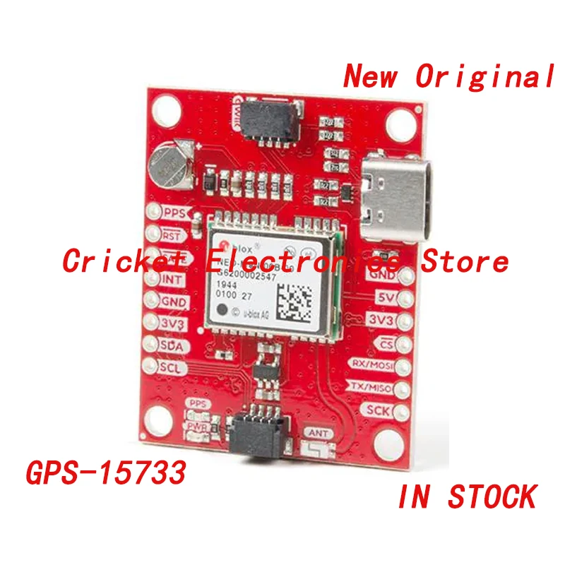 

GPS-15733 GNSS/инструмент для разработки GPS, антенна с чипом для разрыва GPS (Qwiic)