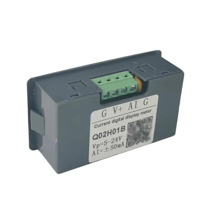 Digital display meter 0-4-20mA current positive and negative &plusmn; 50mA Input milliampere signal feedback measurement Q02H01B