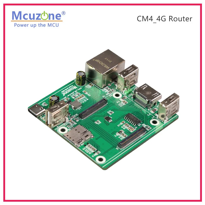 C4S 4G Router, Gebaseerd Op Raspberry Pi CM4 Module, Openwrt Zachte Router Ubuntu Wifi