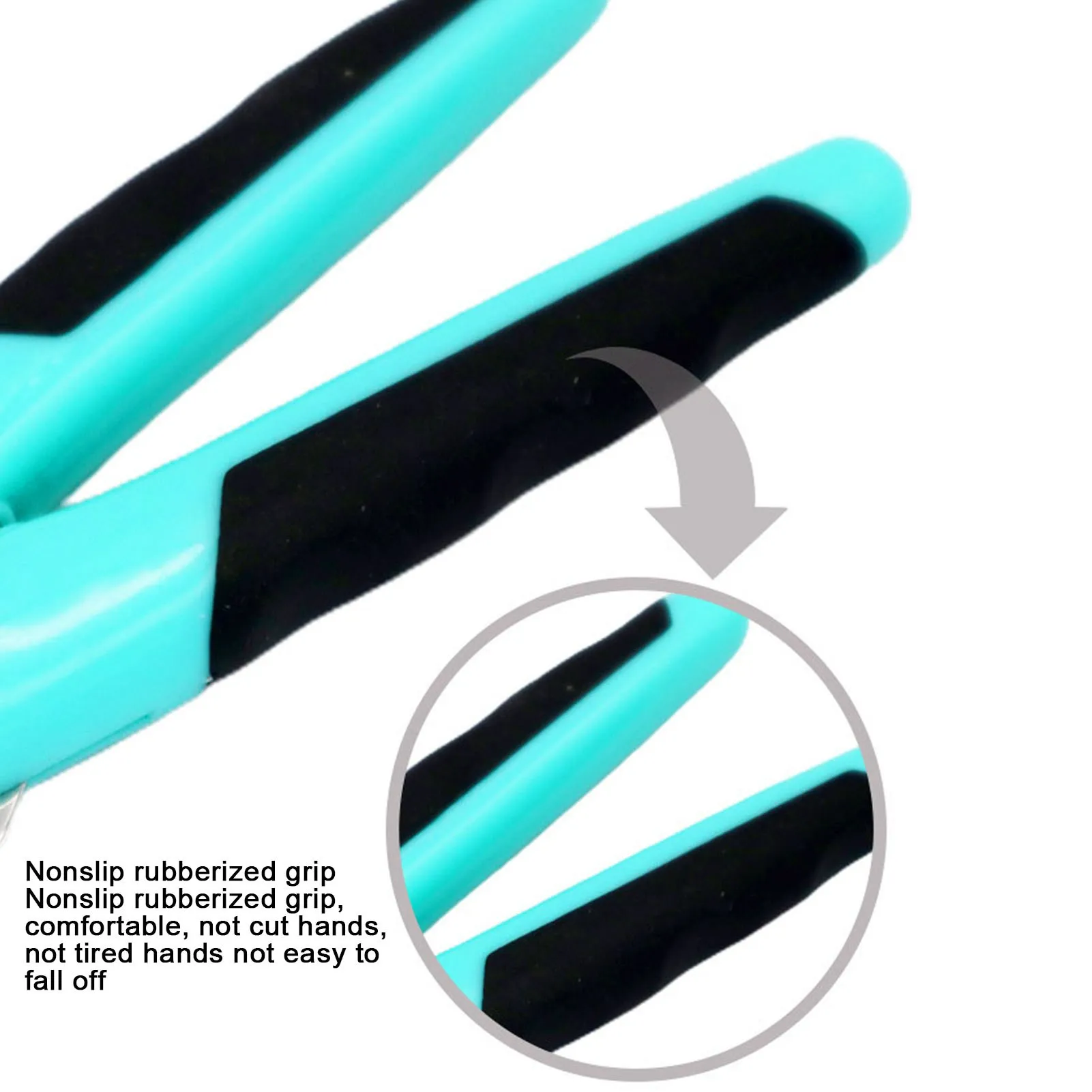 Pet Nail Clippers Double Round Holes Stainless Steel Blades Ergonomic Pet Claw Trimmer For Cats Dogs Kittens
