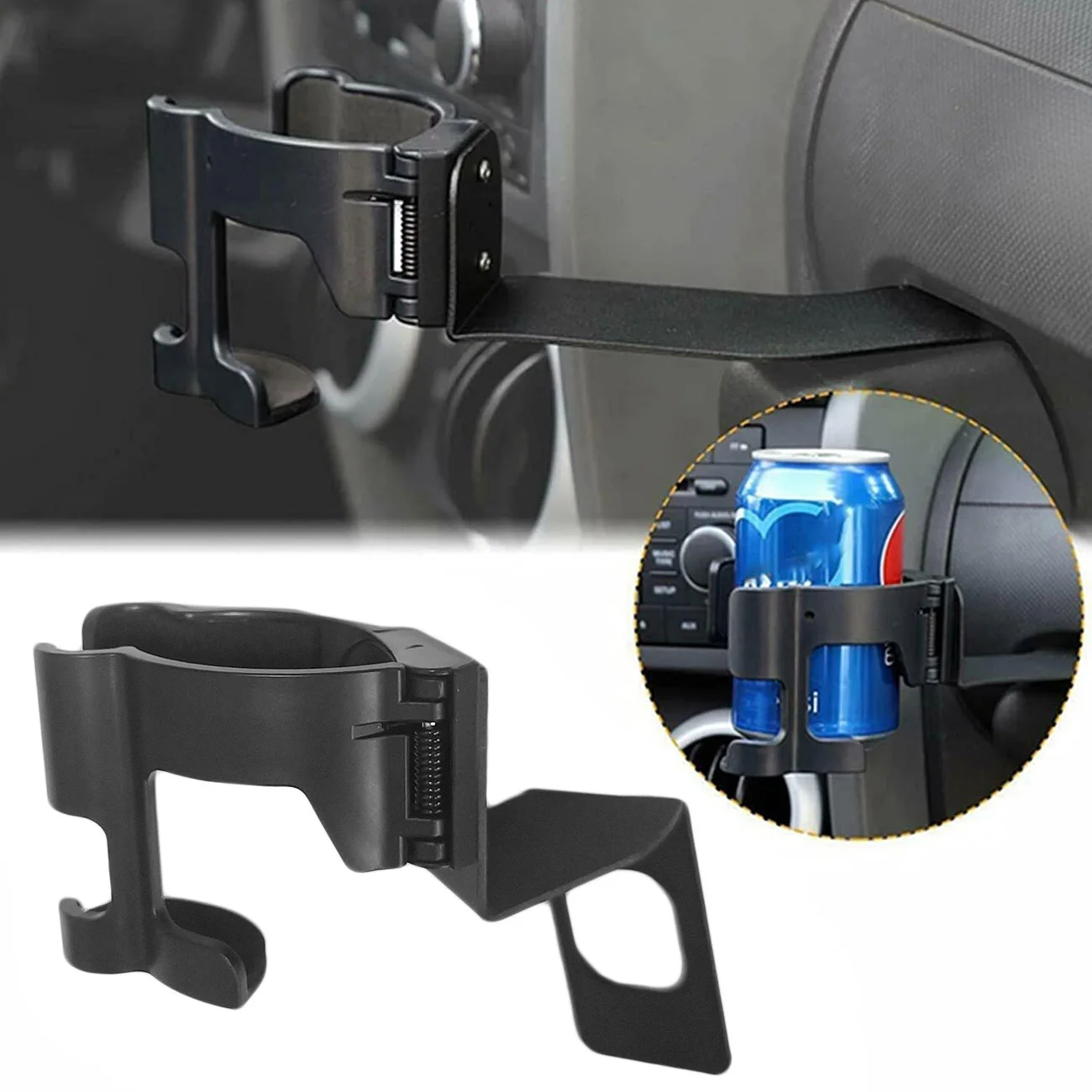 Car Cup Phone Holder for Jeep Wrangler TJ JK JL JT 1997+