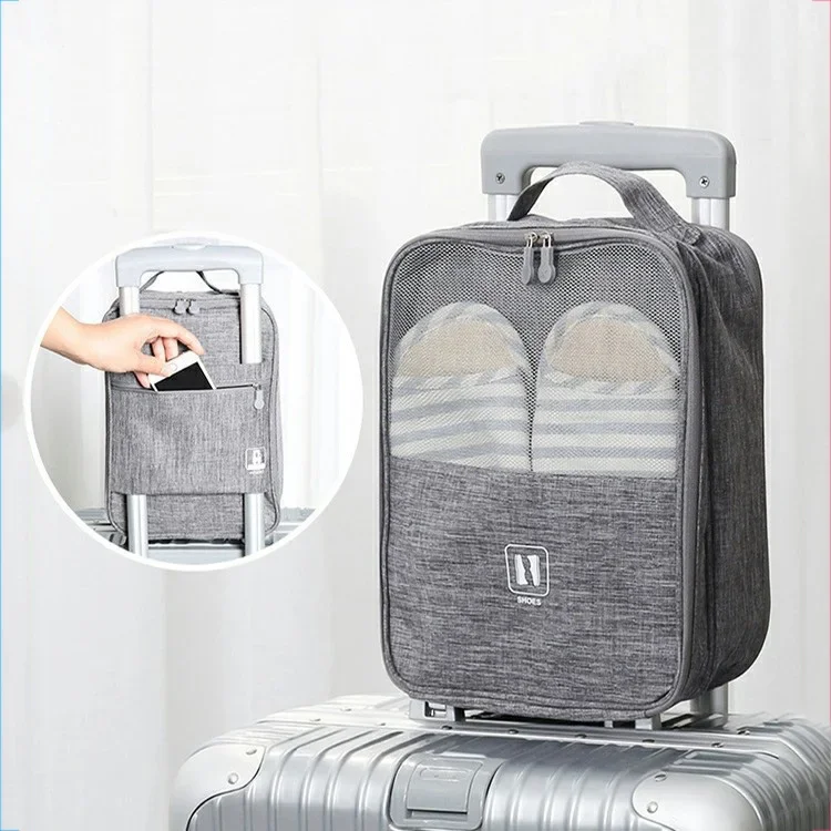

Waterproof Shoe Storage Bag Household Dustproof Slippers Sneakers Organize Pouch Fashion Good Quality Sundries Zipper Packing