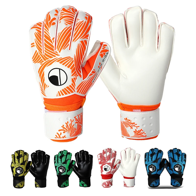 

Children Professional Soccer Goalkeeper Glvoes Protective Kit Goalie Training Thickened Latex for Adults Football Goalie Gloves
