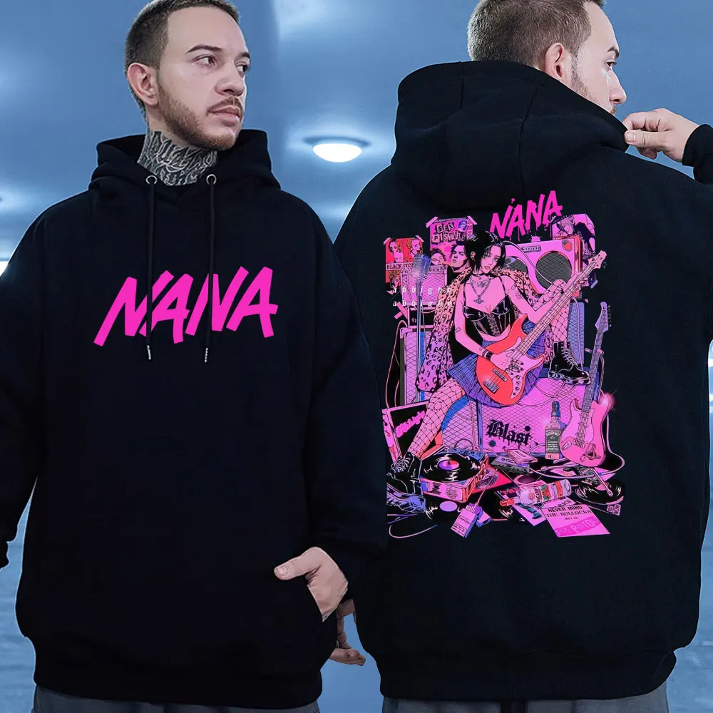 

Anime Nana Osaki Black Stones Graphic Hoodie Men's Women's Sweatshirts Harajuku Streetwear Hoodies Pullovers Fashion Hip Hop Top