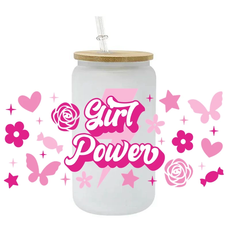 30+ best seller Daily Affirmation Design UV Dtf Wraps Transfer Sticker Self love Cup Wraps Glass Cup Adhesive Easy To Us