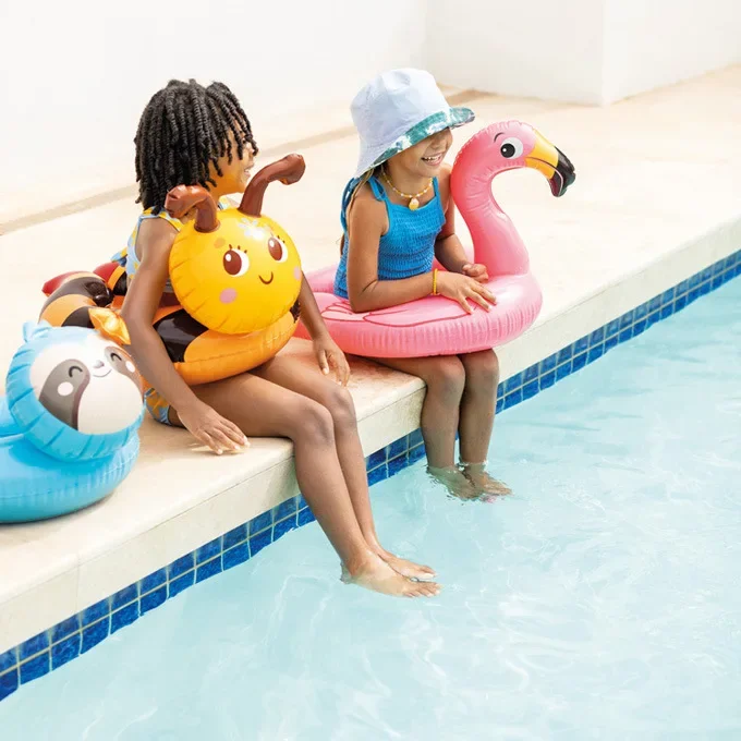 Authentic INTEX Children's Life Ring Underarm Swimming Ring Open Float 59220 Suitable For 3-6 Years Old Kids