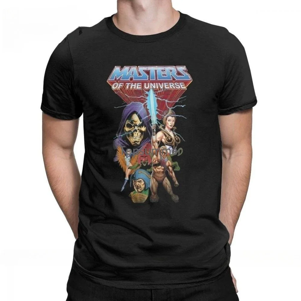 

Men'S T-Shirts He-Man And The Masters Of The Universe Vintage 100% Cotton Tee Short Sleeve T Shirt Clothes Plus Size 4Xl 5Xl 6Xl