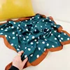 70*70cm Fashion Handkerchief Dot Print Silk Satin Neck Scarf For Women Small Shawls Hair Scarfs Female Bag Scarves For Ladies 4