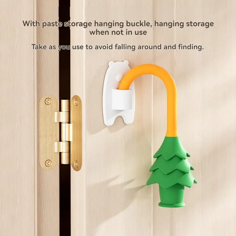 Child Safety Anti-Pinch Hand Door Lock Clamp Hanging Door Stopper Card Type - Prevents Closing for Extra Security - Image 3