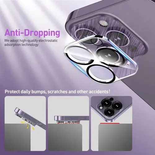 Camera Lens Protector for iphone 16 17 11 12 13 14 15 pro max protector camara iphone 15 pro accessories iphone15 iphone 14 pro max lens glass iphone 15 pro max lens cover iphone 13 pro camera film iphone 15pro - Image 2