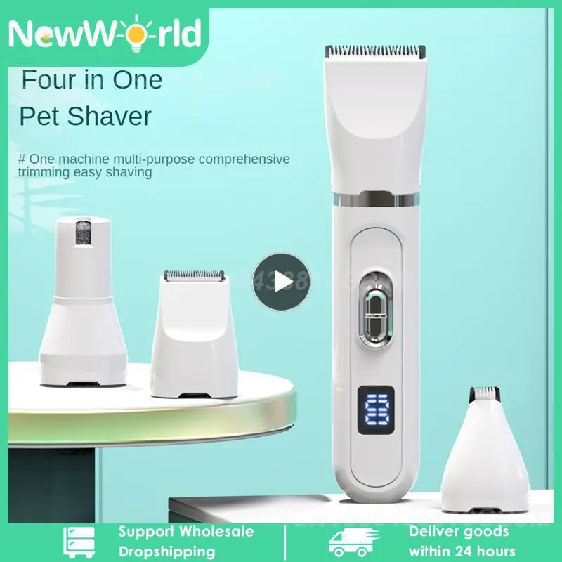 Dog Hair Shaver Bass Washable Security Intelligent Electric No Hair Fader Trimmer Cutter Head Washing Easy Disassembly Low Noise