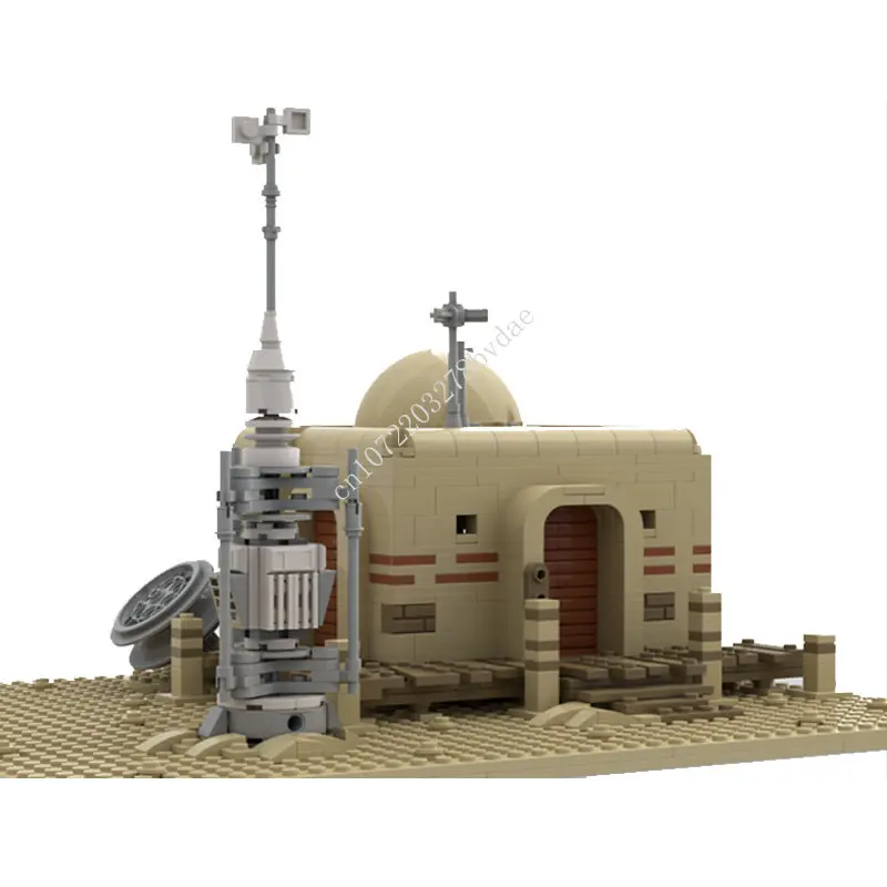 

796PCS MOC Space Battle Tatooine Typical Residence Model Building Blocks Technology Bricks DIY Creative Assembly Toys Gifts