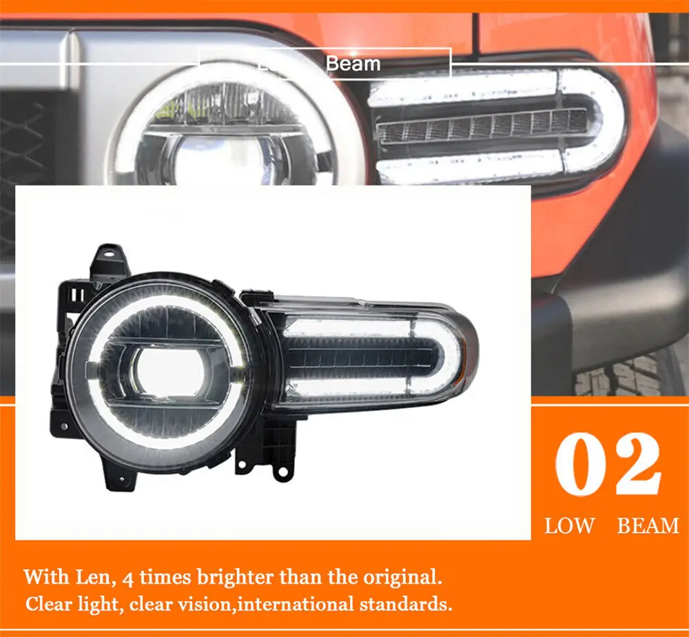 DL Ed Lens LED Ea Fog Daytime Unning Lamp Dynamic
