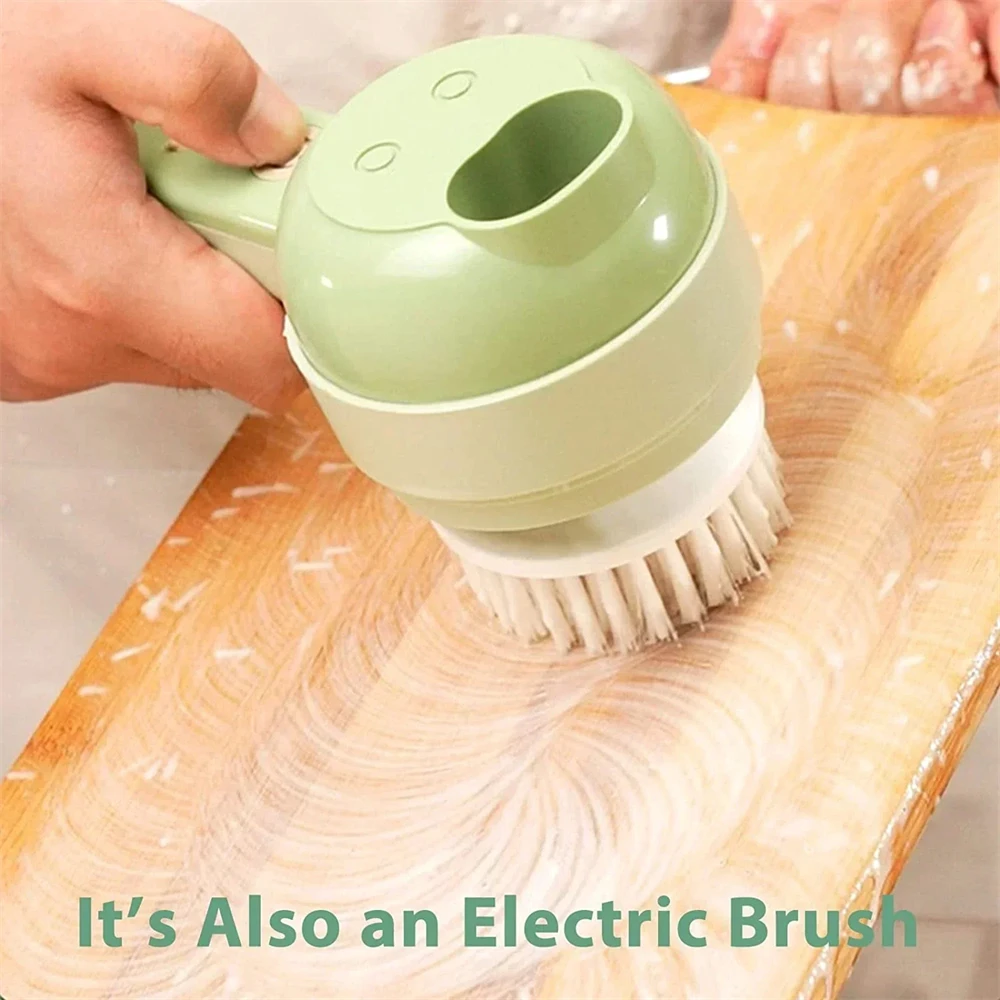 4 in 1 Vegetable Processing Machine Electric Food Processor Vegetable Cutter Garlic Masher Wireless Grinder Tools vegetable slicer fruit slicer vegetable cutter garlic chopper food processor