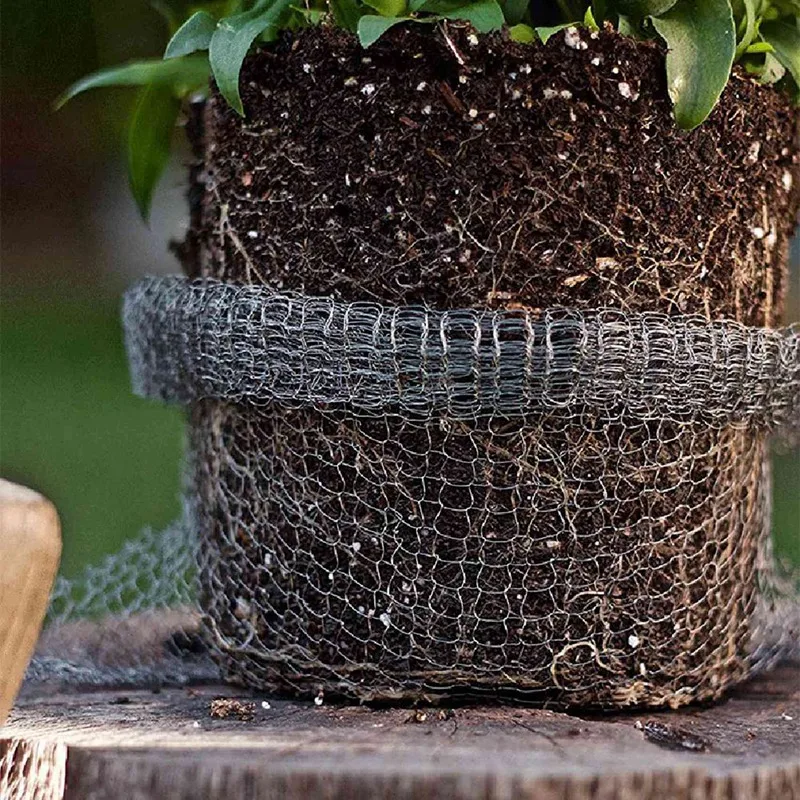 Plant Root Guard Baskets 12 Pcs Root Guard Wire Basket Cages Underground Stainless Steel Wire For Plants In Garden