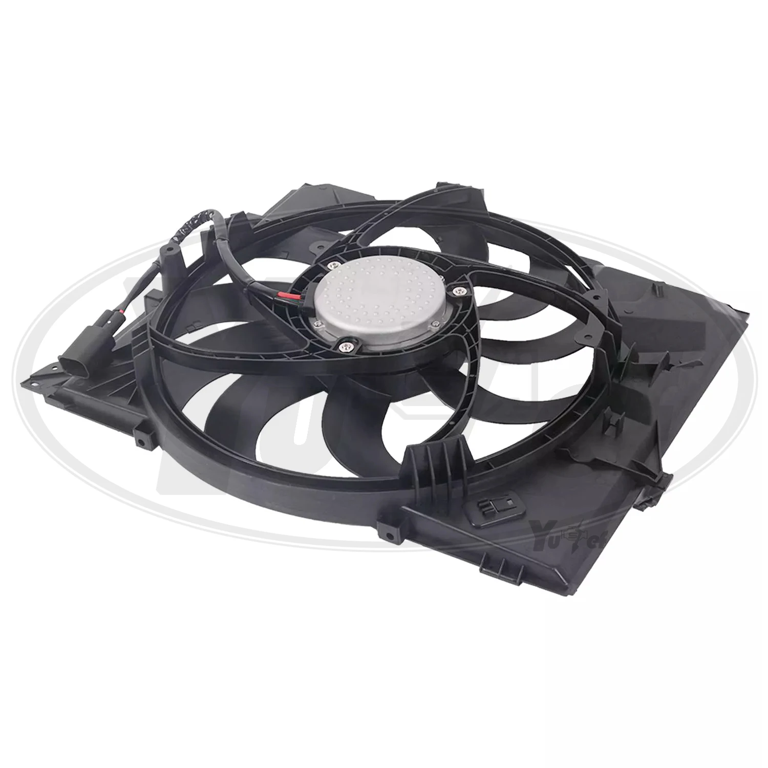 Quality Cooling Fan Assembly for BMW E90 LCI E92 E93 M3 S65 17112283621 17112283389 850W