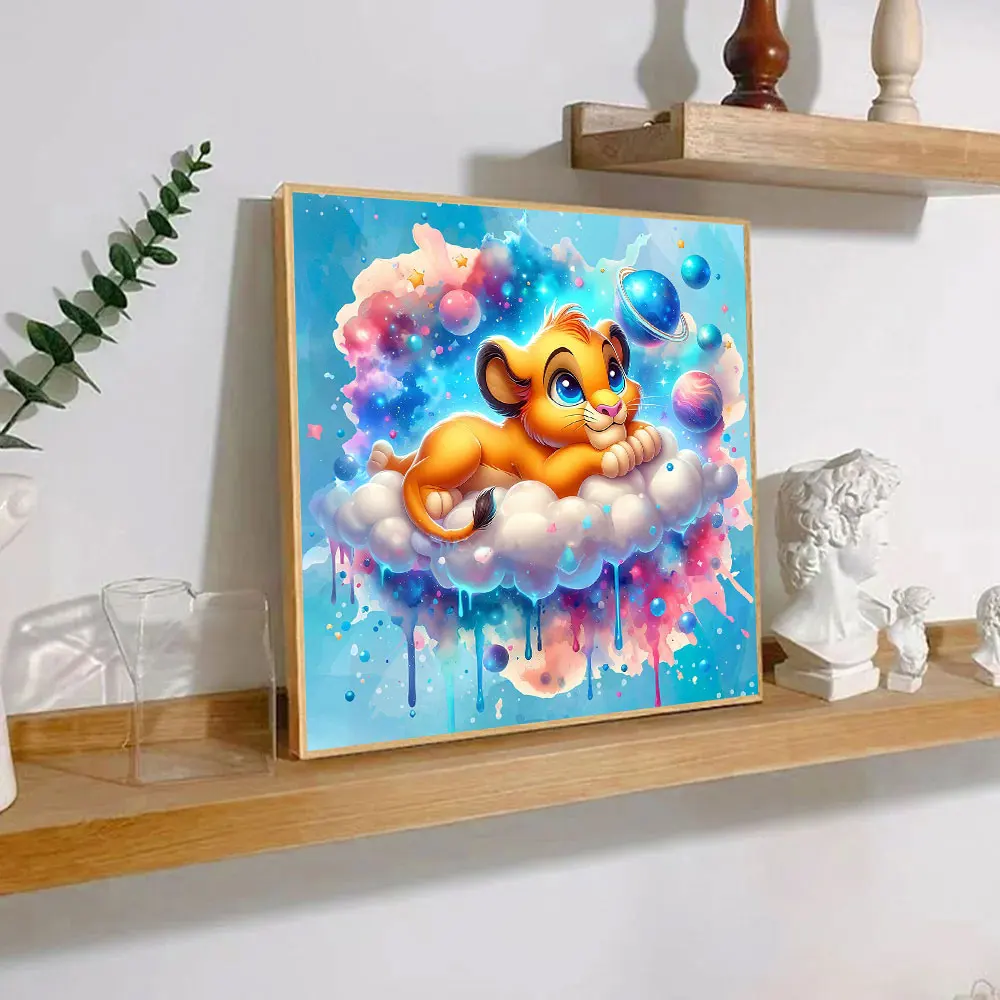 1500限定ディズニー ライオンキング ムファサ　シンバ 絵画　 アート 楽天市場】【取寄せ】 ディズニー Disney US公式商品 ライオン