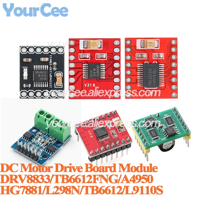 TECNOIOT 5PCS DRV8833 2 Kanal Dual H Brücken DC Motortreibermodul