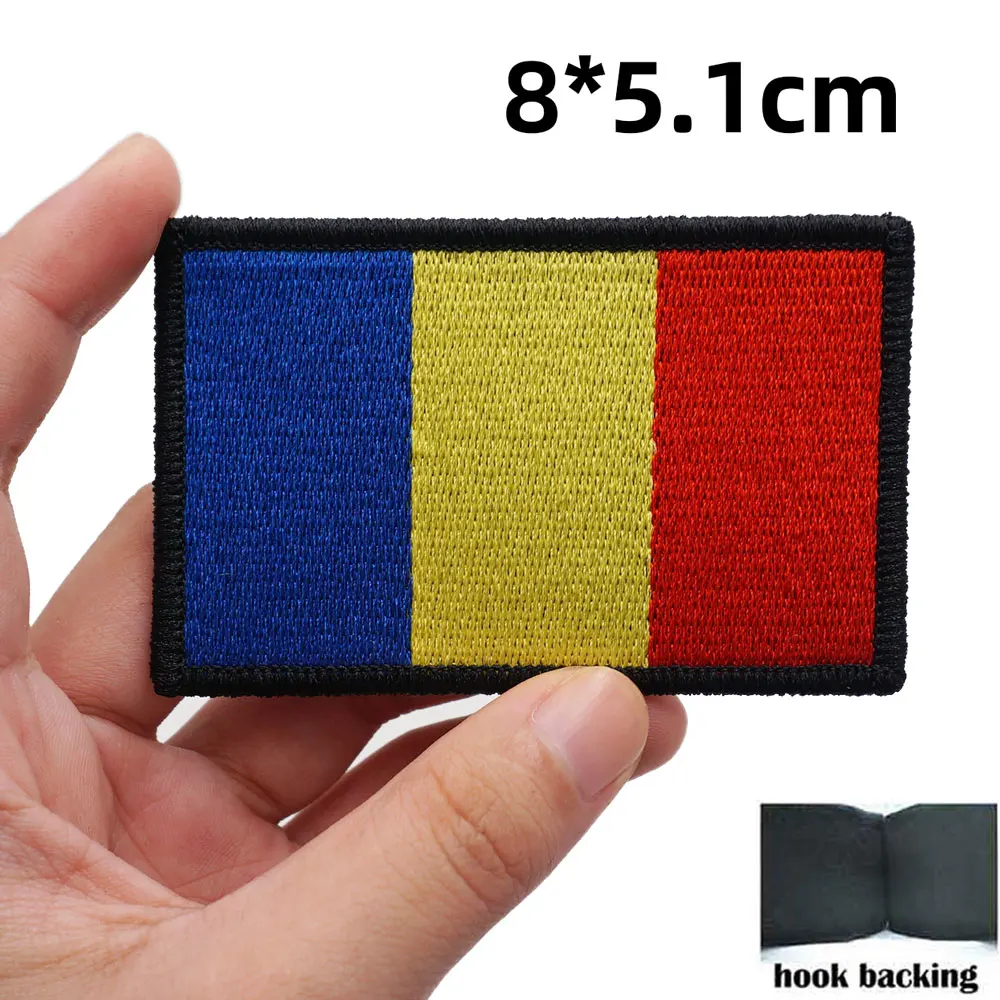Toppa Riflettente Bandiera Europa Morale Patch 2 Pezzi – Cucire O Stirare, Con Gancio E Loop Per Zaino E Giacca - 5