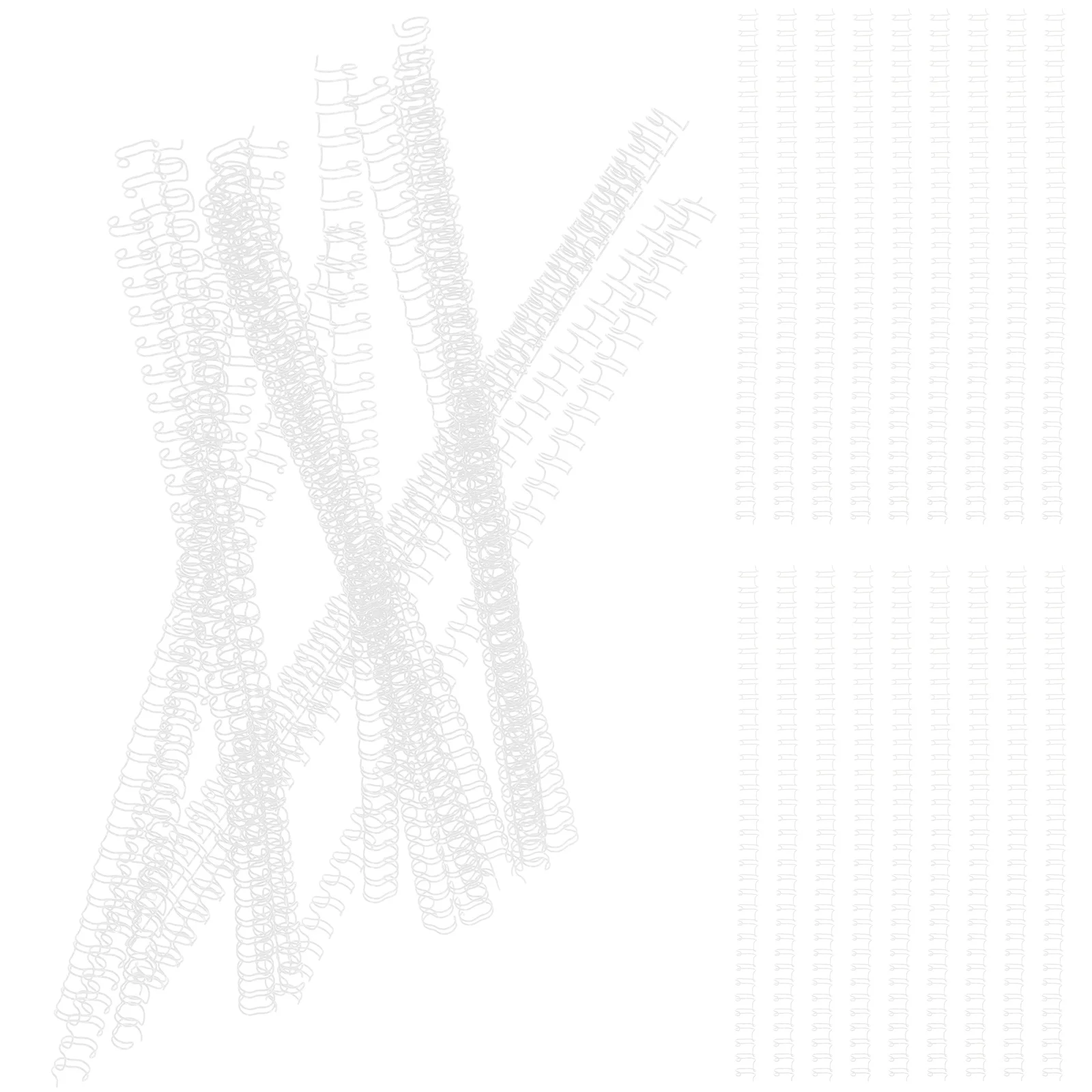100 Pcs Binder Rings Metal Loose Leaf Notebook Spiral Coils Double Loop Wire Book Rings Filing Products Study Materials Office