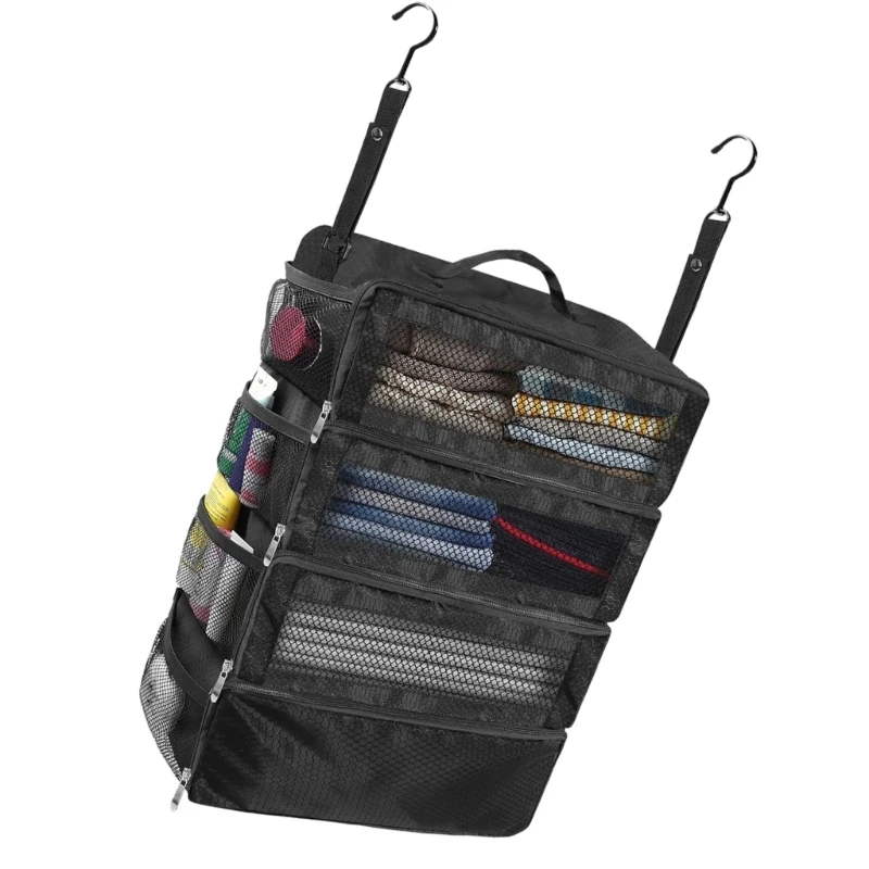 E15D Large Capacity Foldable Travel Clothes Storage Bag For Business Trips And Home 5