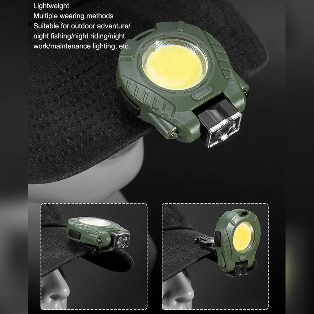Hand-Free Hat Flashlight Waterproof 250 Lumen LED Har Flashlight With Bottle Opener Outdoor Lighting Equipment For Hiking