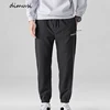DIMUSI Winter Male Lambswool Warm Pants Casual Men's Fitness Jogging Sweatpants Male Drawstring Bottoms Fleece Trousers Clothing 2