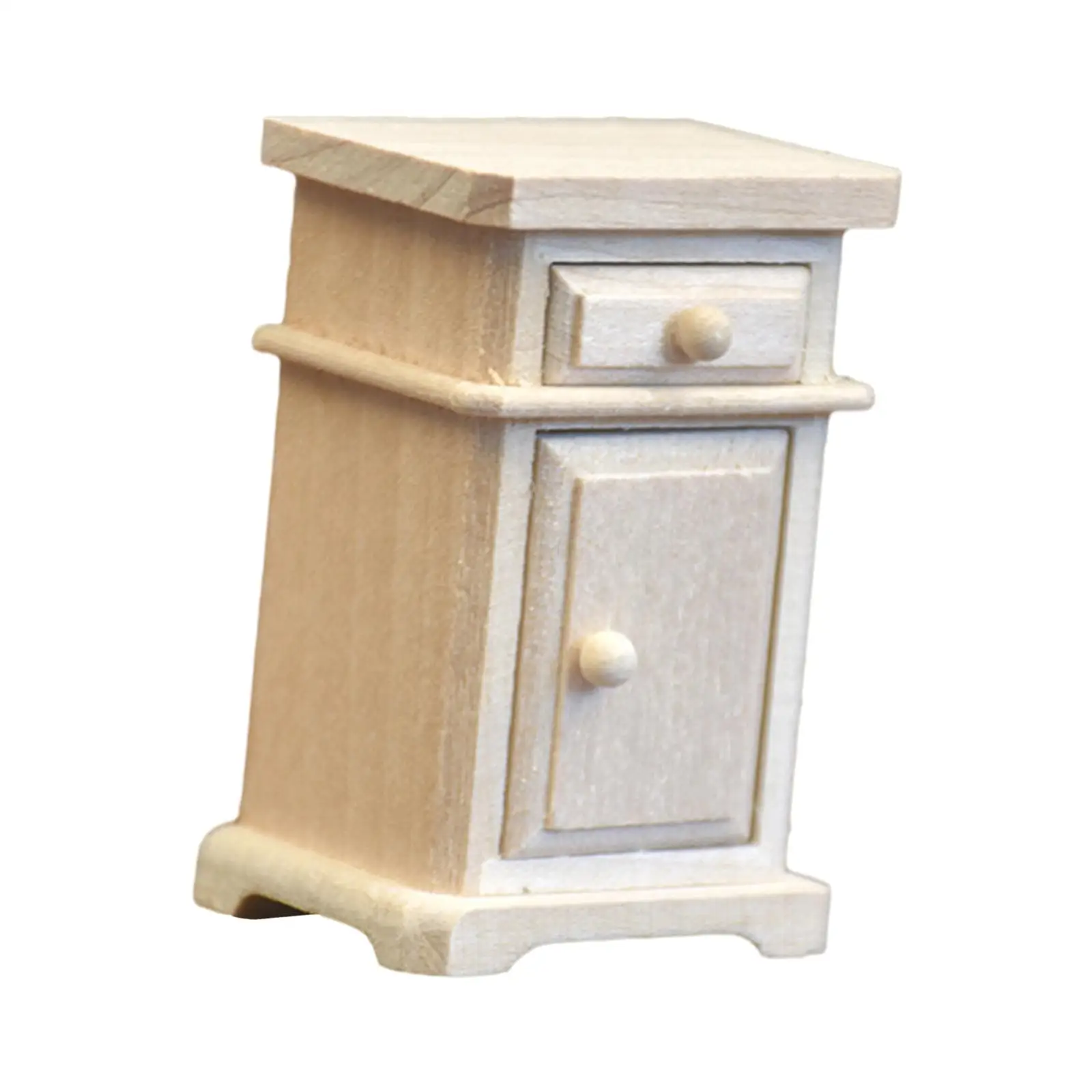 

1:12 Dollhouse Bedside Table Micro Landscape DIY for Boys Preschool Kids