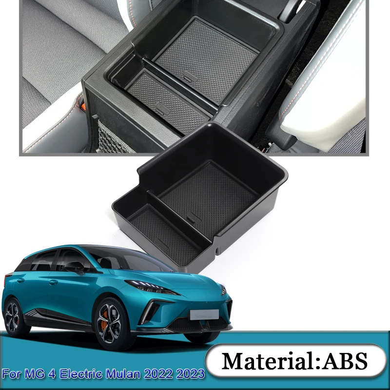 

1pcs Car Styling For MG 4 Electric Mulan 2022 2023 Car Armrest Box Storage Car Armrest Storage Box Cover Automobiles Accessories