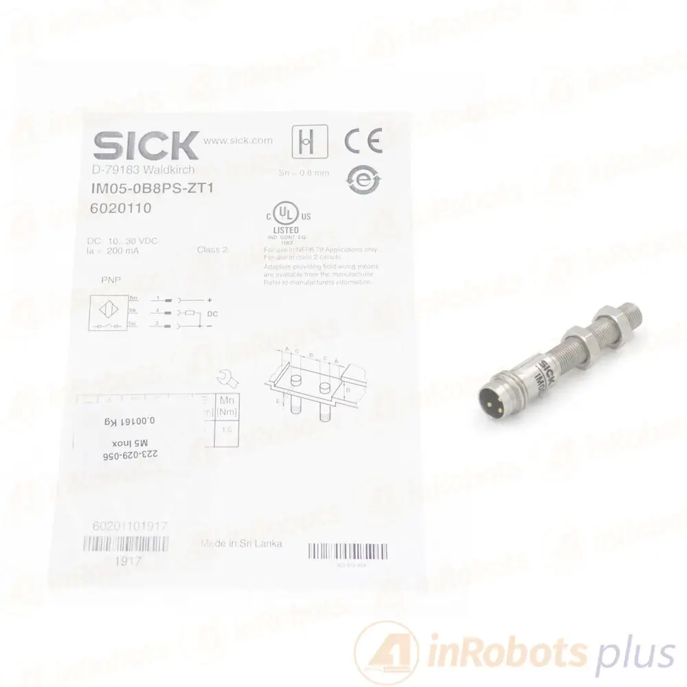 

For SICK IM05-0B8PS-ZT1 Inductive Proximity Sensor