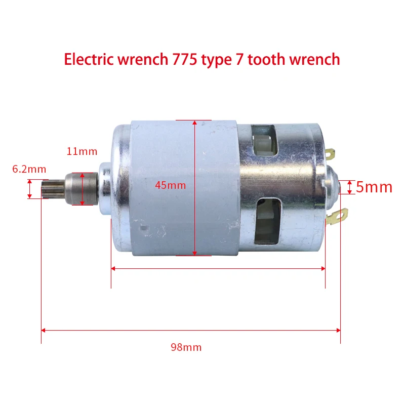 Moteur RS775 18V à 11 Dents – Pour Scies Alternatives Et Outils Multifonctions