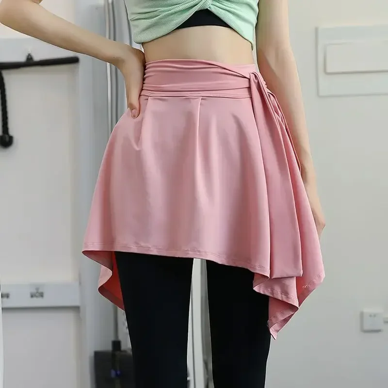 Tennis Skirt Women Slimming Hiding Buttocks Anti-Awkward Yoga Running Training Quick-Drying Fitness Short Sports Gym Accessories