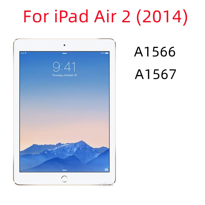 For iPad Air 2 9.7 Inch 2014 A1566 A1567 Tempered Glass Screen Protector Air1 A1474 A1475 A1476 2013 9.7" Tablet Protective Film 3