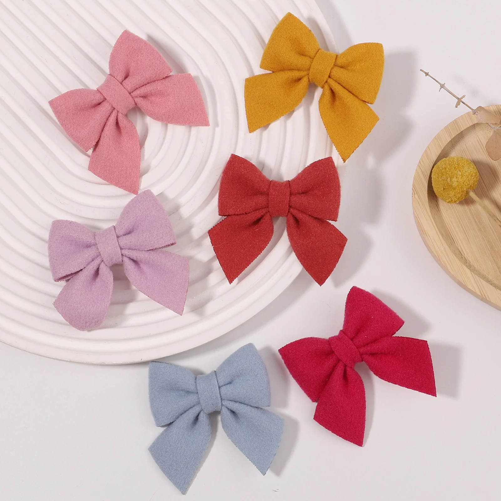

New Bow Headgear Sweet Little Girl Decorative Hair for Summer Kids Net Red Clips Baby Hairpins Children Girls Hair Accessories