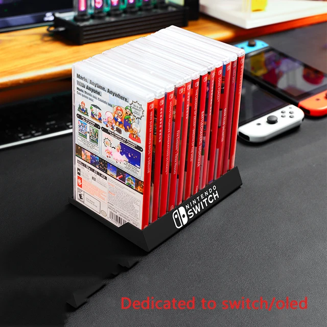 Boîte de rangement en aluminium de Luxe pour 6 jeux Nintendo