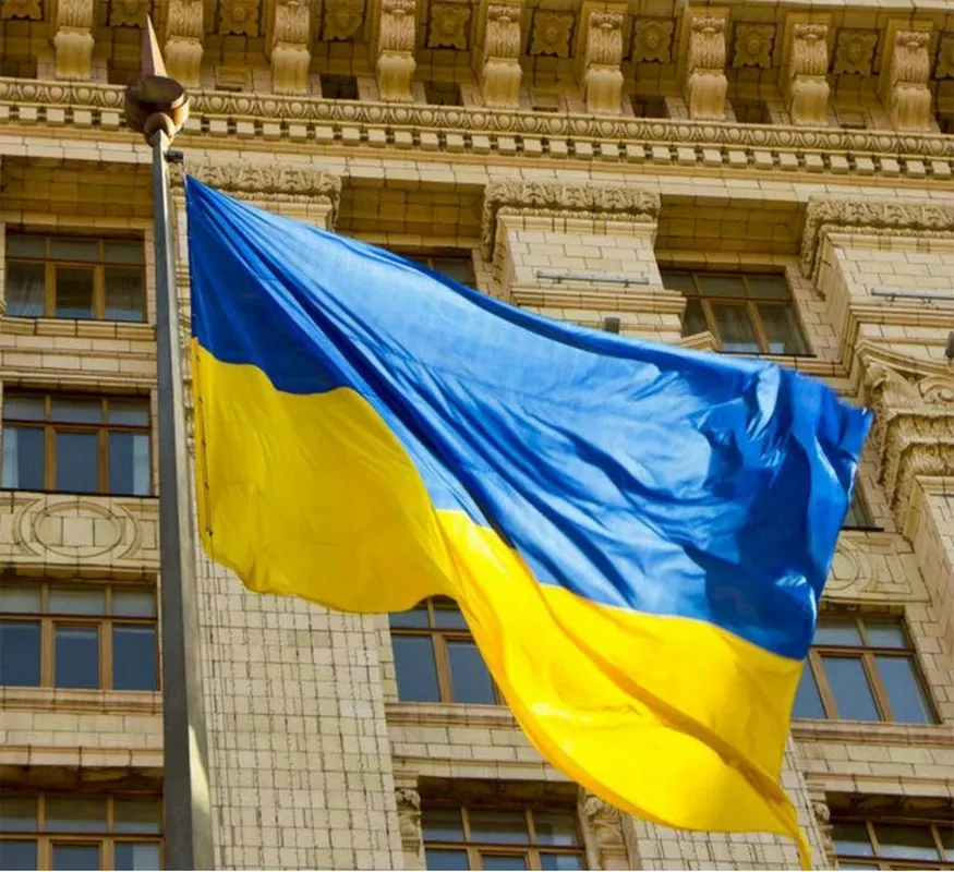 90*150cm Ukraine Flag For Ua Ukr Banner Decoration polyester fiber fillpoly fabricpoly Light-weighted National Country