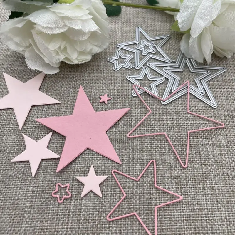 많은 별 DIY Scrapbooking 장식 공예 다이 커팅 템플릿 금형에 대한 금..