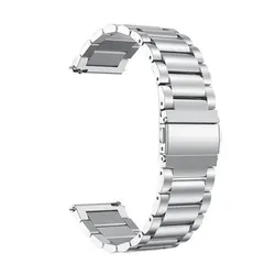 Premium Stainless Steel Metal Strap - 22mm Band - 22mm (Silver)