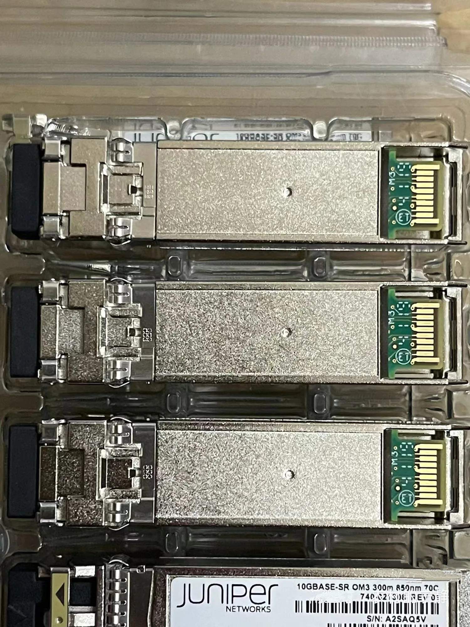 Juniper 10G SFP Networks Transceiver/FTLX8574D3BCL-J1 10GBASE-SR OM3 300M 70C 740-021308/Juniper 10GB fiber adapter