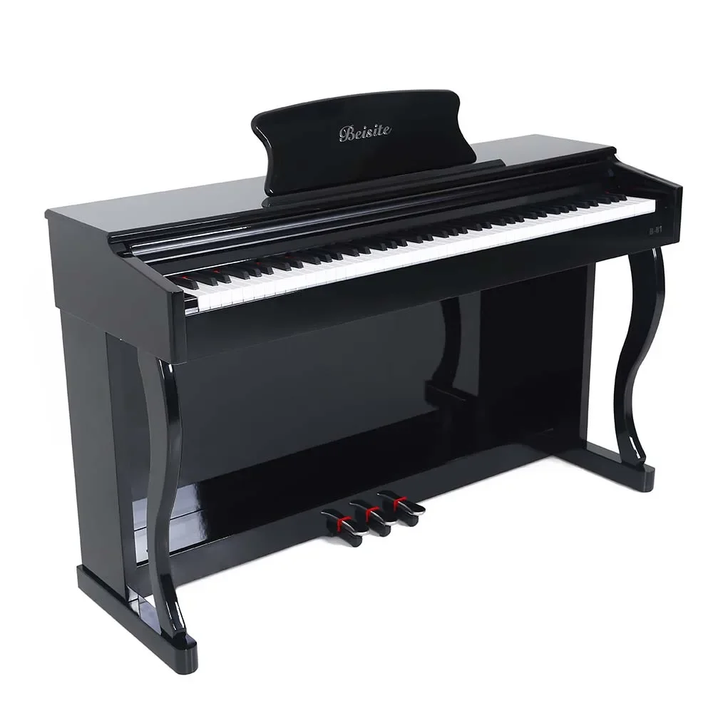 Beisite B-81 Upright 88 Keys Hammer Action Keyboard Electronic Piano