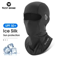 WEST BIKING Summer Cycling Balaclava Ice Silk Sun UV Protection Bicycle Motorcycle Caps Face Cover Fishing Hiking Sports Hats 1