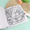 Into the Garden: Bold Simple Adult Coloring Book with Relaxing Plants Flowers Adorable Animals for Stress Relief Creativity 3
