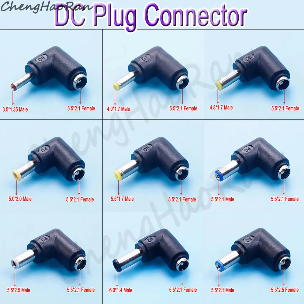 DC Connector 5.5*2.1 Female to 5.0*3.0 5.5*2.5 4.0/4.8*1.7 5.5*1.7 3.5 ...