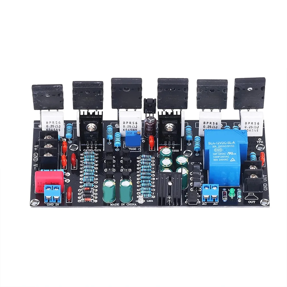 

300W Mono Power Amplifier 1943 + 5200 Mono HIFI Audio Amplifier High Power Tube Finished Amplifier Board AMP Module