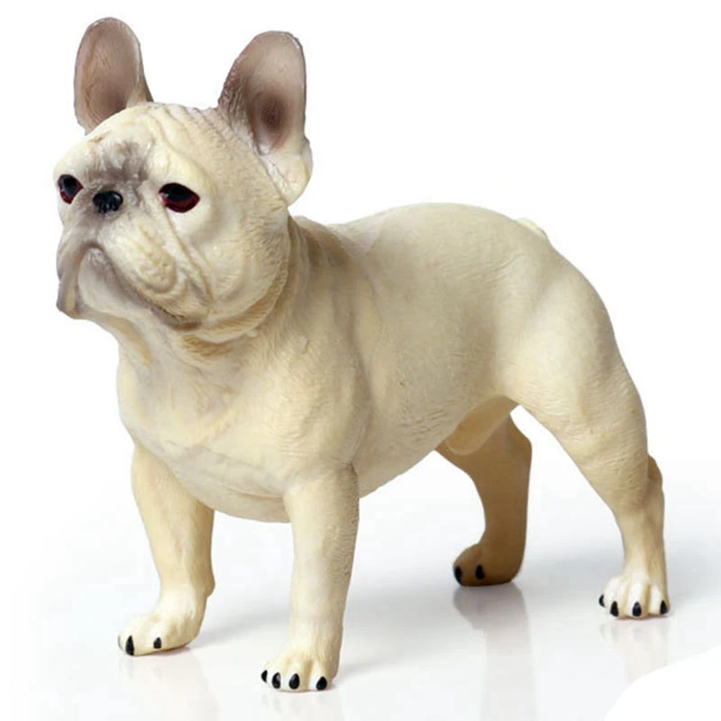 

Pug Dog French Bulldog Models Standing Position Action Figure Kids Educational Cheap Toy Gift Collection