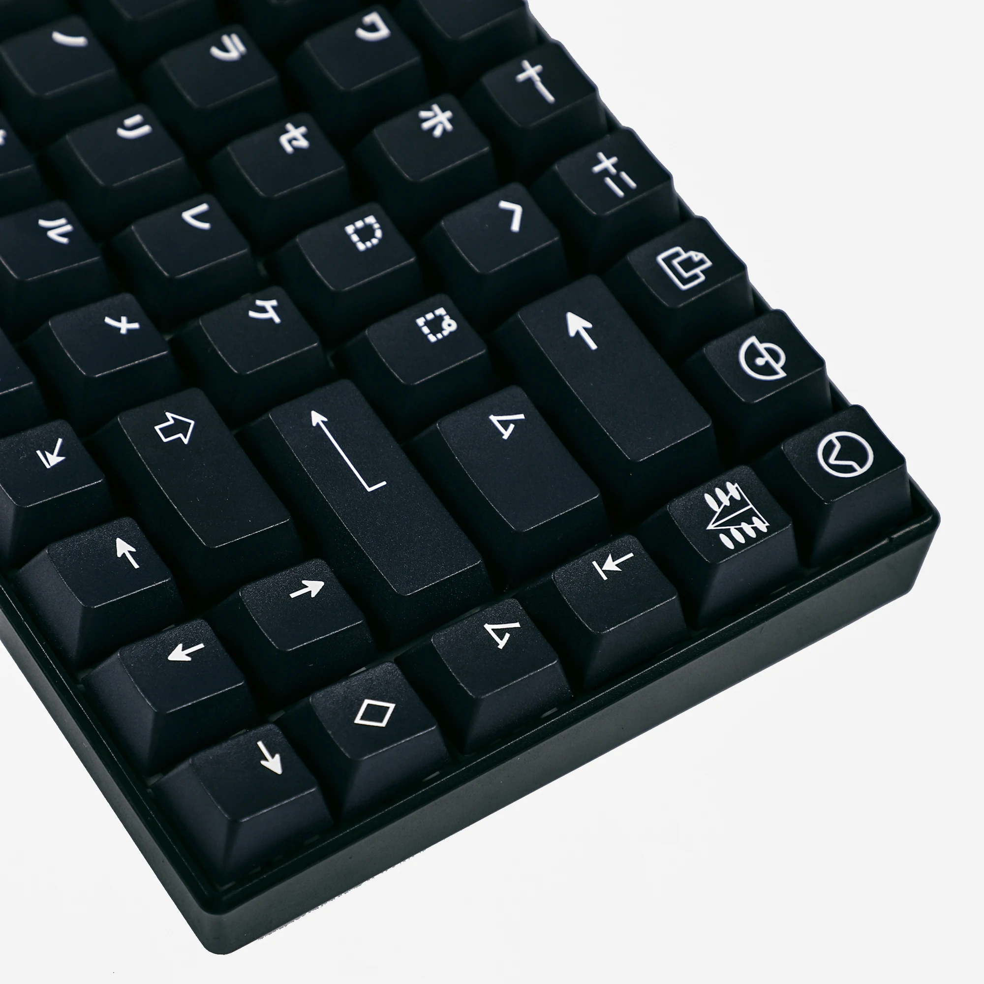 Chave Wob Katakana Eva Tintura Sub Keycaps Pbt Cherry Perfil Tampões para Tkl 61 64 68 75 87 96 104 108 Keychron mx Teclado 129 - Imagem 4