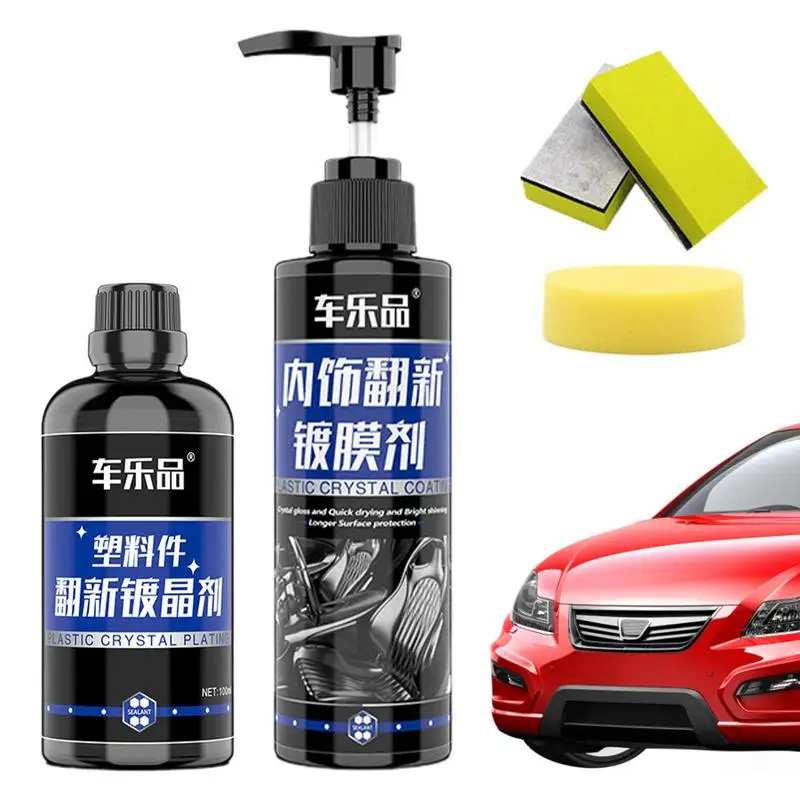 

Car Restoration Spray Car Coating Spray Refurbisher Trim Restorer Fast Fine Scratch Repair Spray Resists Water UV Rays Dirt