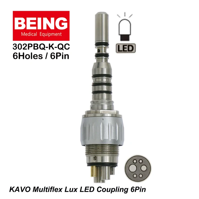 Kavo-高速空気タービン用光ファイバーハンドル,6ピン,マルチ