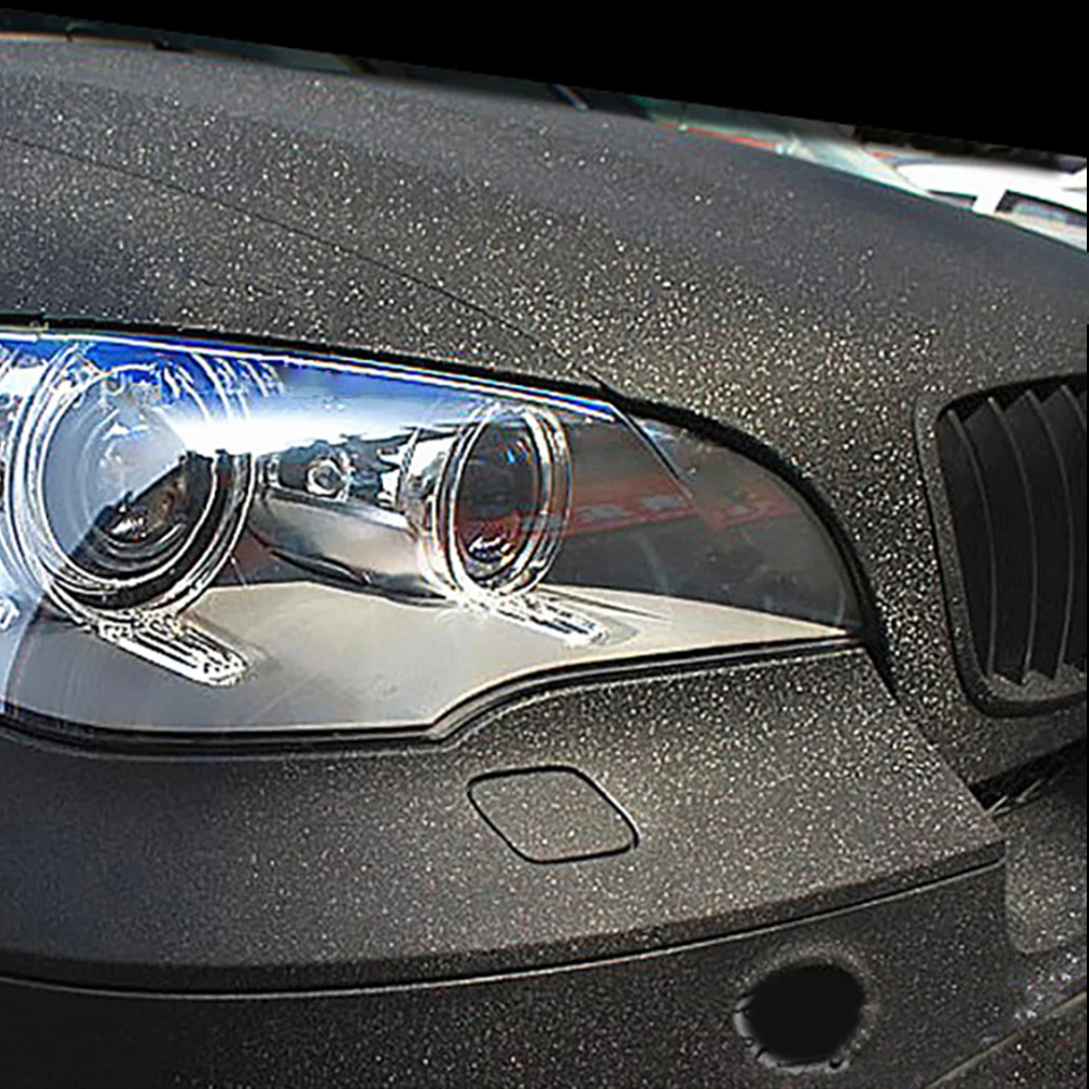 Pellicola per carrozzeria per styling auto Pellicole in vinile lucido con diamanti glitter neri Avvolgere per la carrozzeria dell'auto Adesivo per auto Decorazione automatica Decalcomania per moto - Image 2
